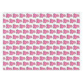 Nappe Diplôme de Casquette rose et de fille diplômée (Devant (Horizontal))