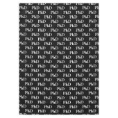 Nappe Diplômé de doctorat noir (Devant)