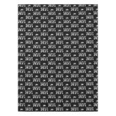 Nappe Diplôme noir et blanc année personnalisée (Devant)