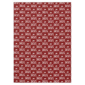 Nappe Diplôme personnalisé année marron et blanc  (Devant)