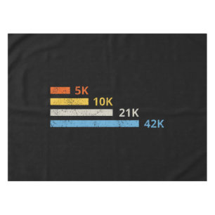 Nappe Distances de course II - 5K 10K 21K 42K Marathoner