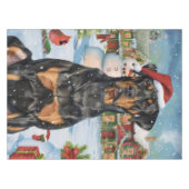 Nappe Doberman Winter Wonderland Christmas Joy (Devant (Horizontal))