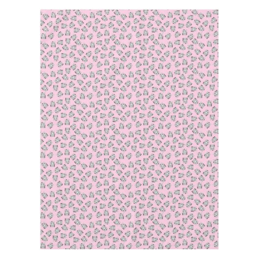 Nappe Donkey Anniversaire rose (Devant)