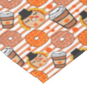 Nappe Donuts d'action de grâce et tranches d'orange de l (Angle)