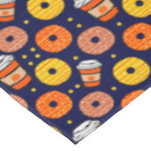 Nappe Donuts et café de automne citrouille Thanksgiving (Angle)