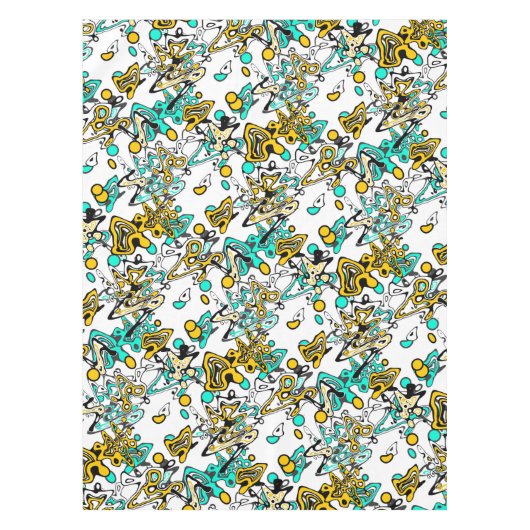 Nappe Doodle, abstrait (Devant)