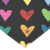 Nappe Doodles de coeur (Angle)