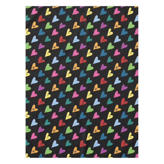 Nappe Doodles de coeur (Devant)