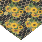 Nappe dorée en nid d'abeille de tournesol rucher (Angle)