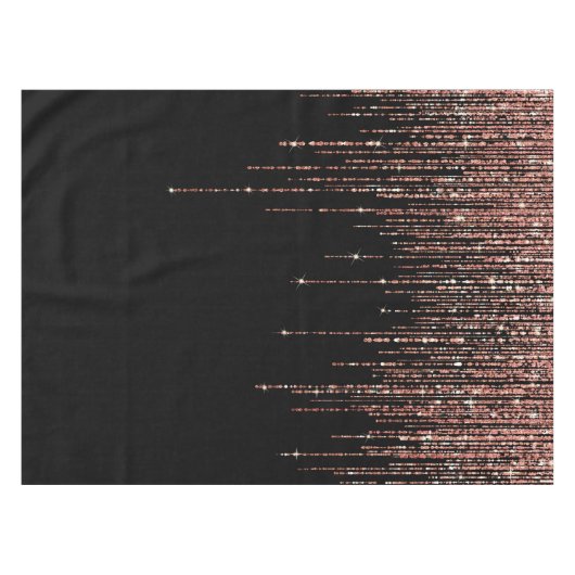 Nappe Dory Rose Noire Gold Sparkly Glitter Fringe (Devant (Horizontal))