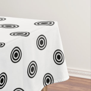Nappe Dots noir & blanc cible + votre backgr. & idée