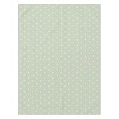 Nappe Douce Sage Vert Blanc Polkadots Vintage (Devant)