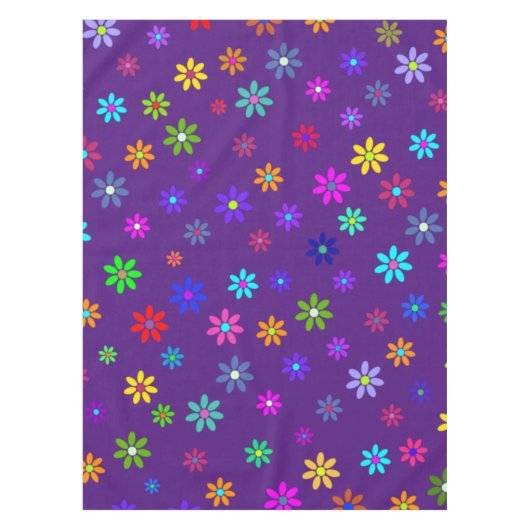 Nappe Douche à fleurs - motif de couleur 1 (Devant)