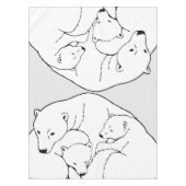 Nappe d'ours polaire Ours ours Ours w. Nappe d'art (Devant)