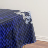 Nappe Dragon Bleu Chrome comme flammes de fibre de carbo (In Situ)