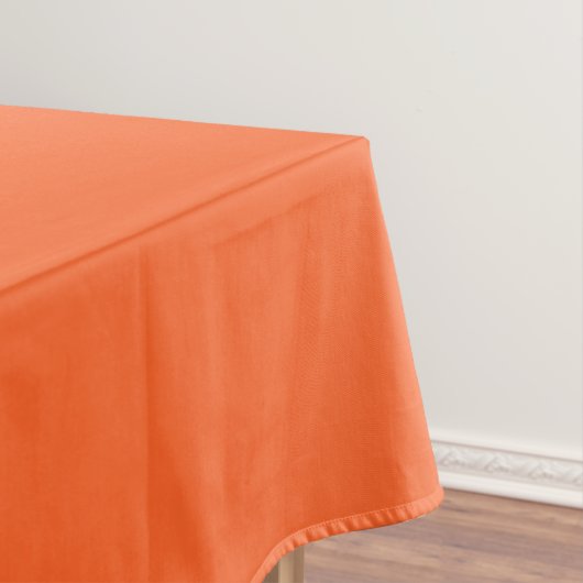 Nappe Dragon Fire Bright Orange Solide Color Print (In Situ)