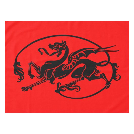 Nappe Dragon mythique, Année du Dragon Design (Devant (Horizontal))