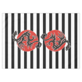 Nappe Dragon Sun - noir rouge blanc + vos idées (Devant (Horizontal))