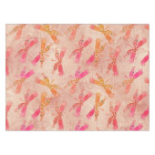 Nappe Dragonflies Boho en rose (Devant (Horizontal))