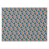 Nappe Drapeau AFRIQUE DU SUD Style Patriotique géométriq (Devant (Horizontal))