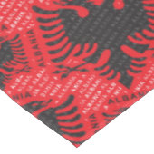 Nappe Drapeau albanais motif 2 (Angle)