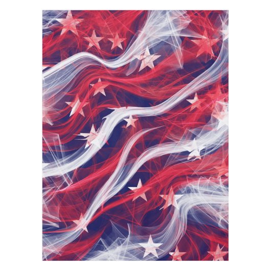 Nappe Drapeau américain Custom Cotton Tablecloth (Devant)