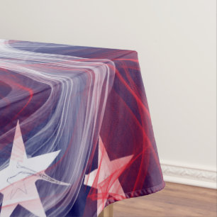 Nappe Drapeau américain Custom Cotton Tablecloth