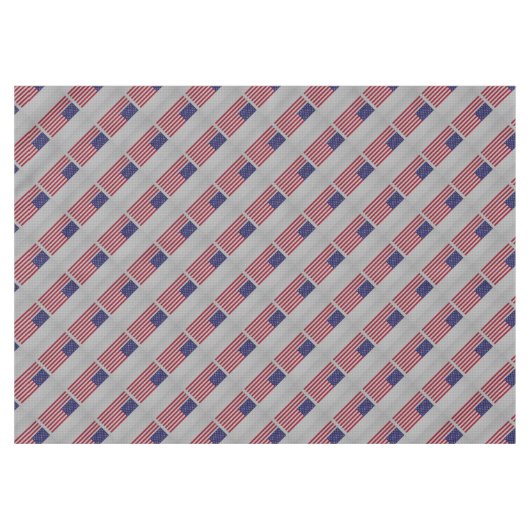 Nappe Drapeau américain sur l'impression de déco en fibr (Devant (Horizontal))