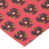 Nappe Drapeau autrichien & table autrichienne /décoratio (Angle)
