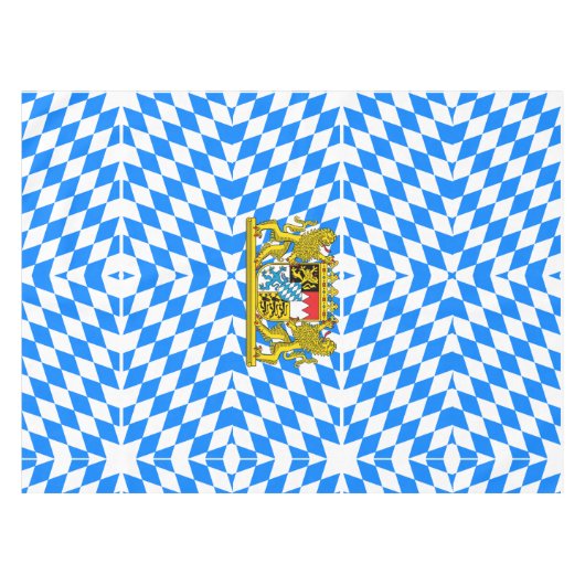 Nappe Drapeau bavarois (Devant (Horizontal))