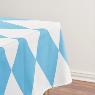Nappe Drapeau bleu et blanc Bavière Rhombus Motif