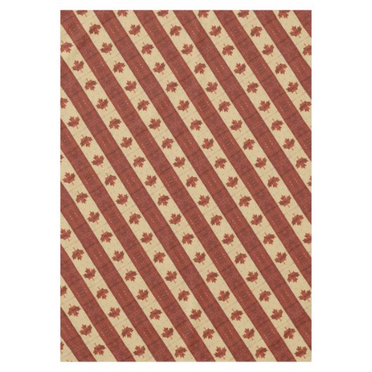 Nappe Drapeau Canadien Sur L'Écorce De Birch Intérieur (Devant)
