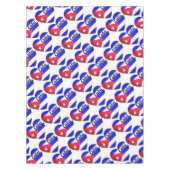 Nappe Drapeau cardiaque cubain (Devant)