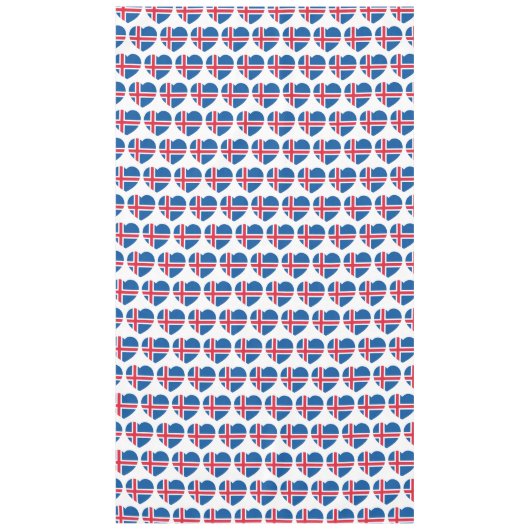 Nappe Drapeau cardiaque islandais (Devant)