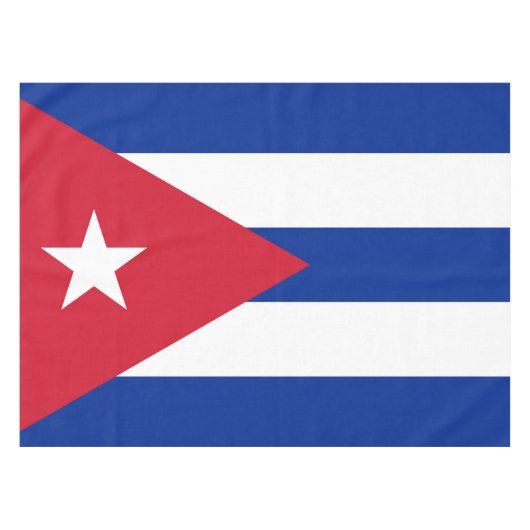 Nappe Drapeau de Cuba (Devant (Horizontal))