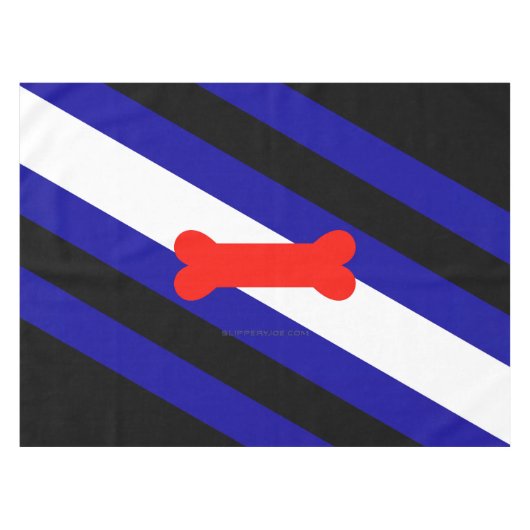Nappe Drapeau de fierté de jeu de chiot de SlipperyJoe e (Devant (Horizontal))