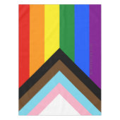 Nappe Drapeau de fierté Progress Pride de SlipperyJoe si (Devant)