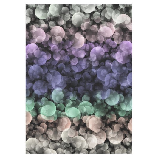 Nappe Drapeau de fierté Uingender Boho Groovy Bulles Écl (Devant)