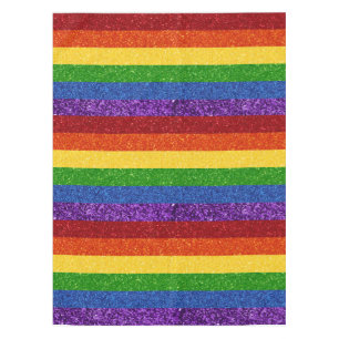 Nappe Drapeau de la Fierté arc-en-ciel LGBT Parties scin