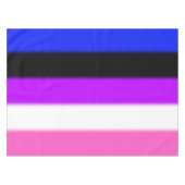 Nappe Drapeau de la Fierté Genderfluide (Devant (Horizontal))