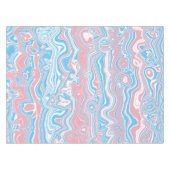 Nappe Drapeau de la Trans Pride Trippy Boho Super Wavy (Devant (Horizontal))