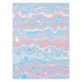 Nappe Drapeau de la Trans Pride Trippy Boho Super Wavy (Devant)
