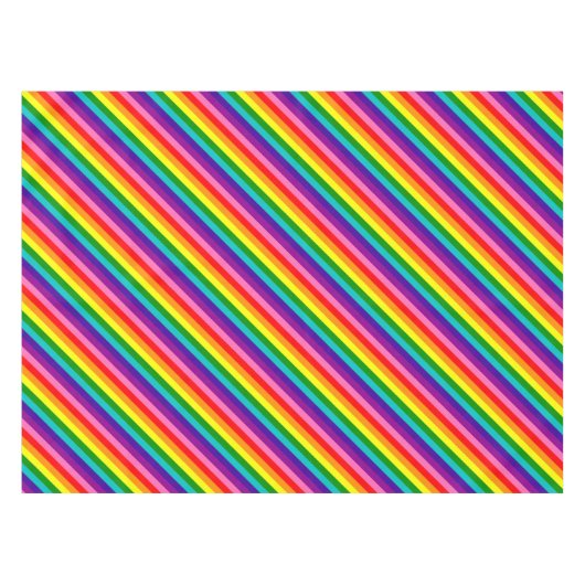 Nappe Drapeau de rayures de l'original 8 du gay pride (Devant (Horizontal))