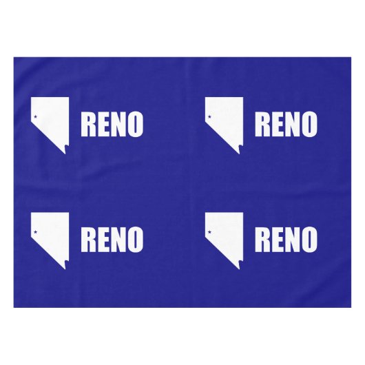 Nappe Drapeau de Reno, Nevada (Devant (Horizontal))