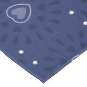 Nappe Drapeau d'état du Texas à motifs cardiaques (Angle)