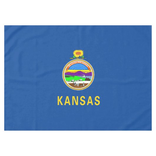Nappe Drapeau du Kansas (Devant (Horizontal))