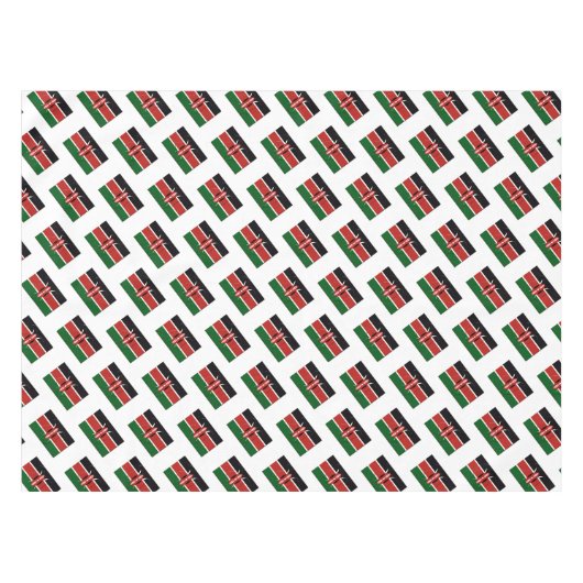 Nappe Drapeau du Kenya (Devant (Horizontal))