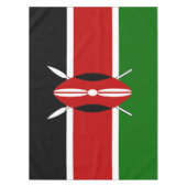 Nappe Drapeau du Kenya Massaï Bendera ya Kenya (Devant)