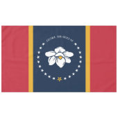 Nappe Drapeau du Mississippi - Nouveau Drapeau de Magnol (Devant (Horizontal))