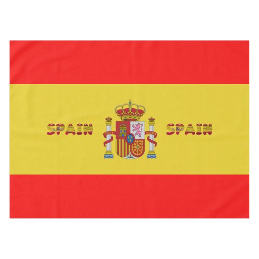 Nappe Drapeau espagnol (Devant (Horizontal))